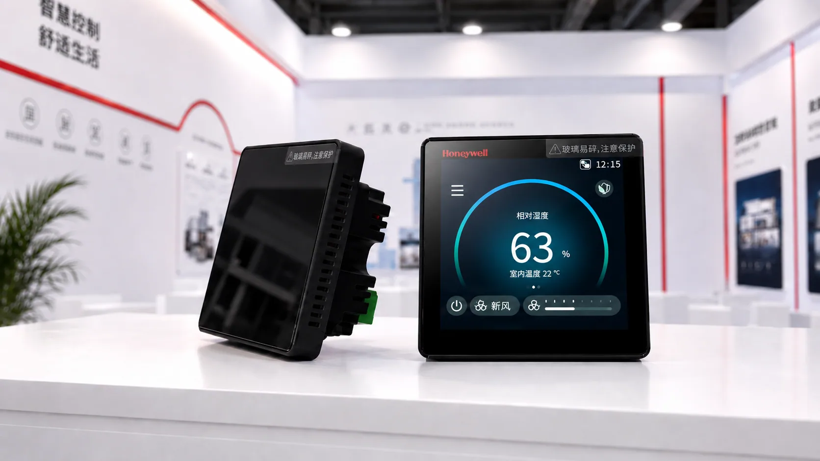 MAXMAC multi-in-one 86 controller displayed with Honeywell