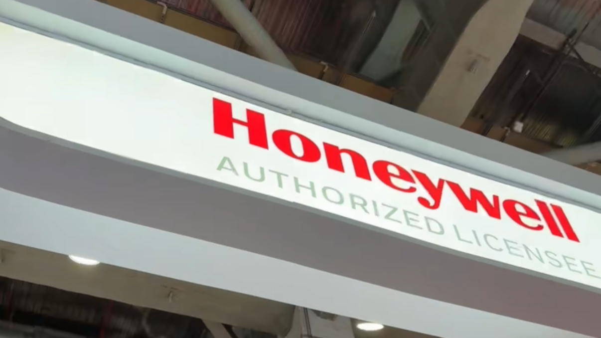 Honeywell 부스 사인