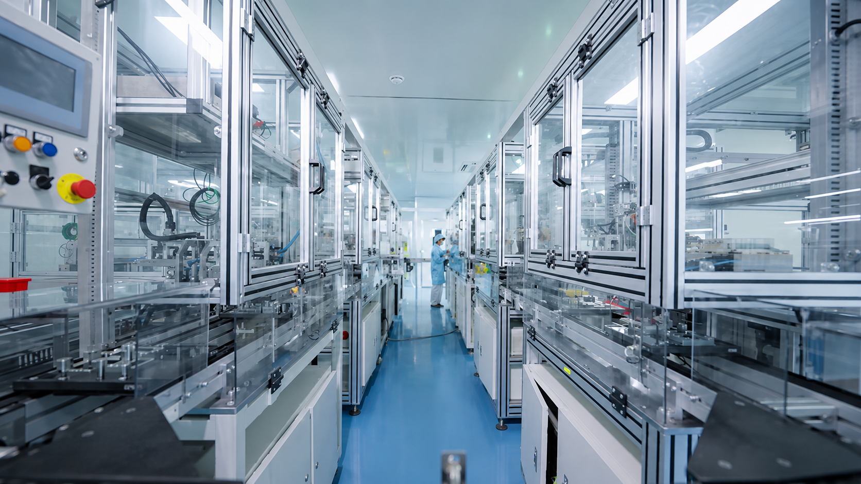 MAXMAC automotive refrigerant leak detection sensor production and quality control line