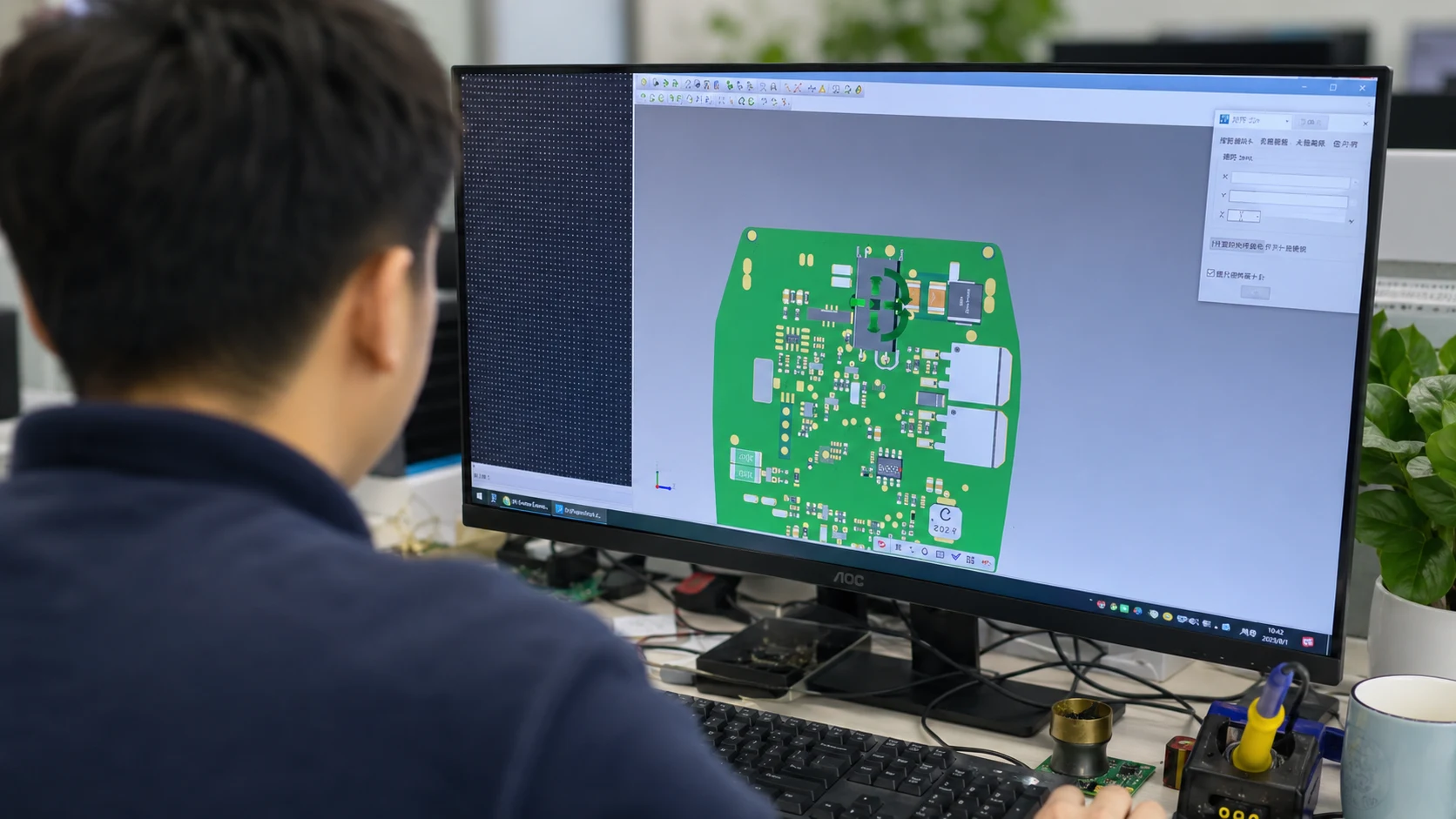 定制 CO2 传感器模块硬件接口与 PCB 开发
